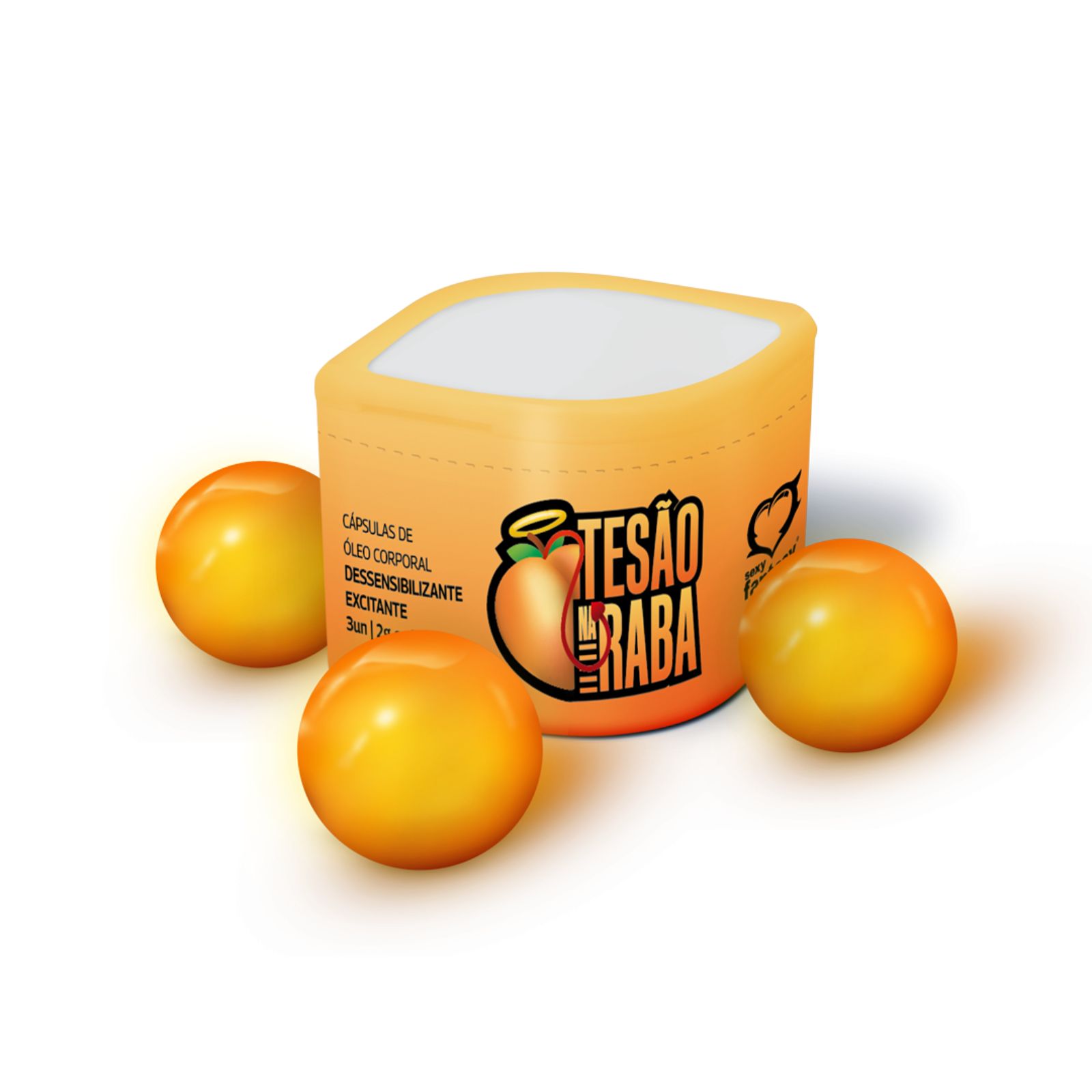 Bolinha Anestésica Tesão Na Raba .2unid.