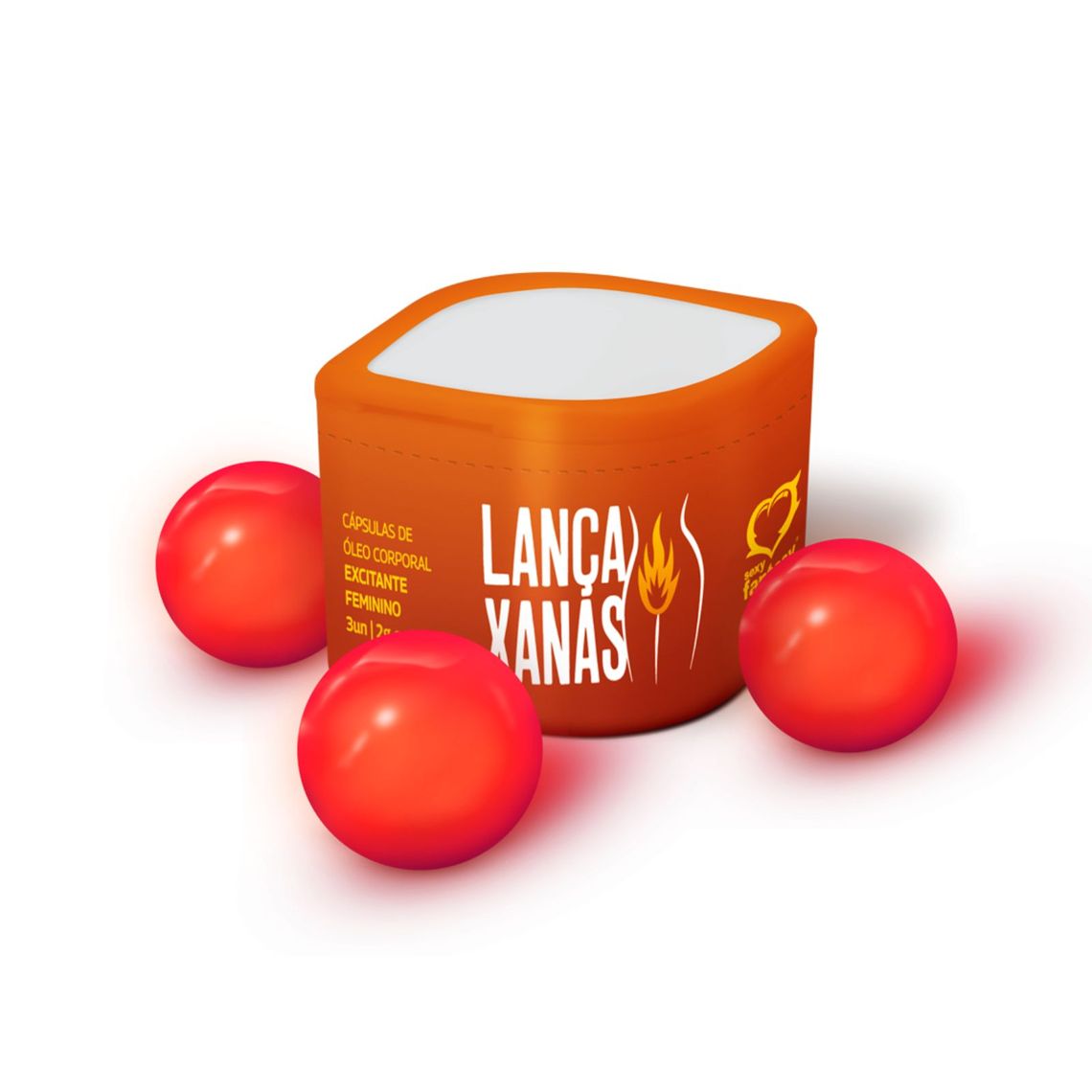 Bolinha Excitante Lança Xanas,3unid.