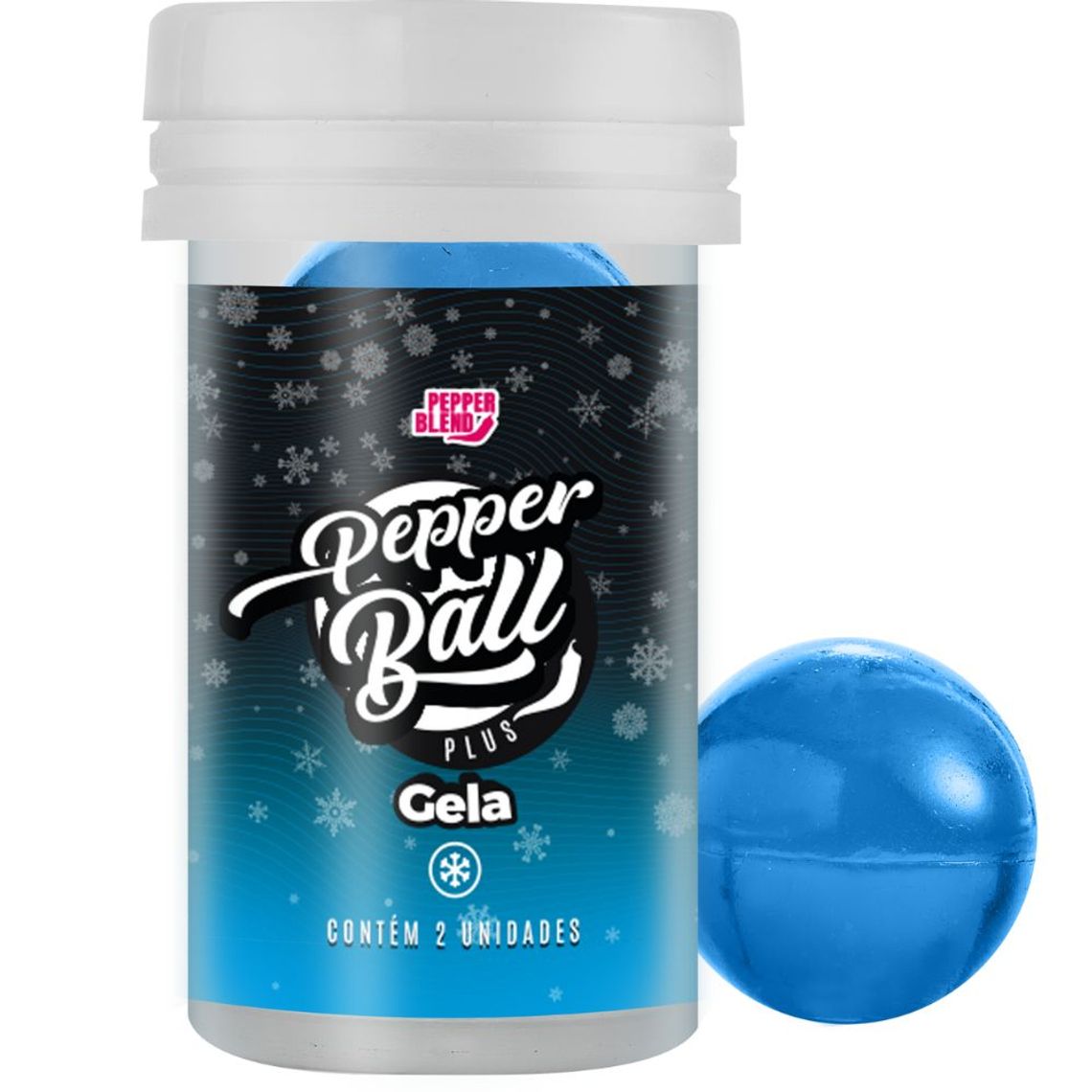 Bolinha Excitante Pepper Ball Gela 2 Unid.