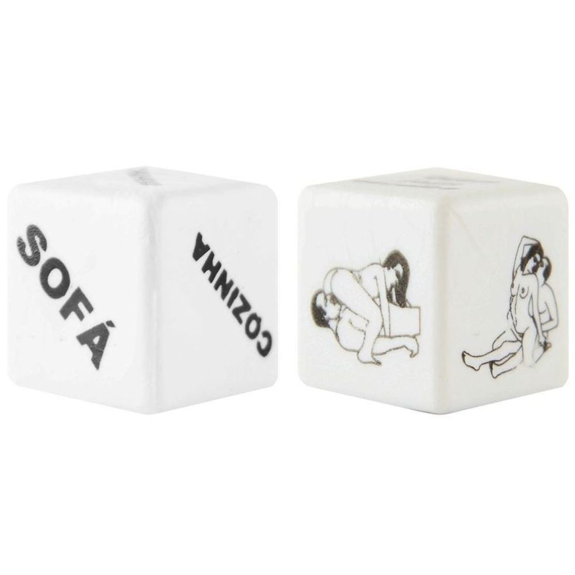 Dado Jogo Do Prazer Hot Com 2 Unid. Diversão Ao Cubo.