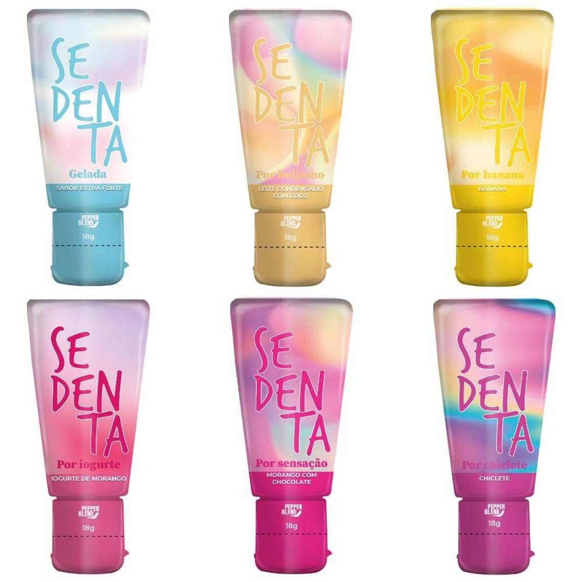 Gel Comestível Sedenta Por Sabores 18g.
