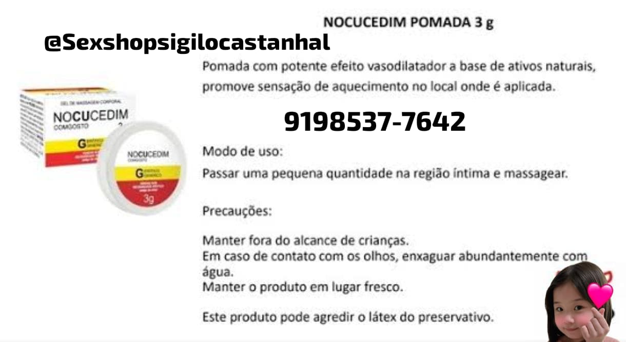 Anestésico Nocucedim pomada 3g.