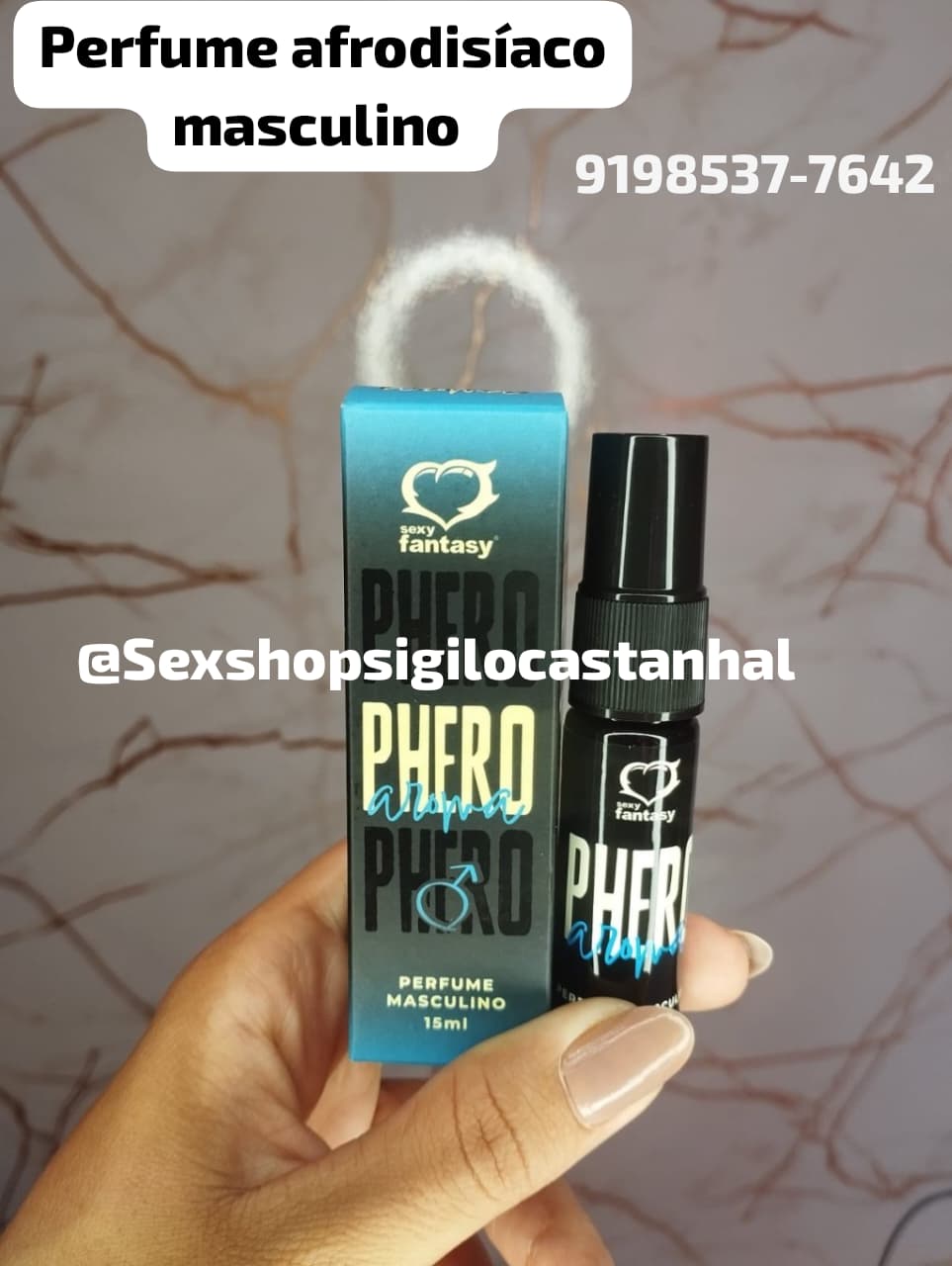 Perfume afrodisíaco masculino Phero 15ml.