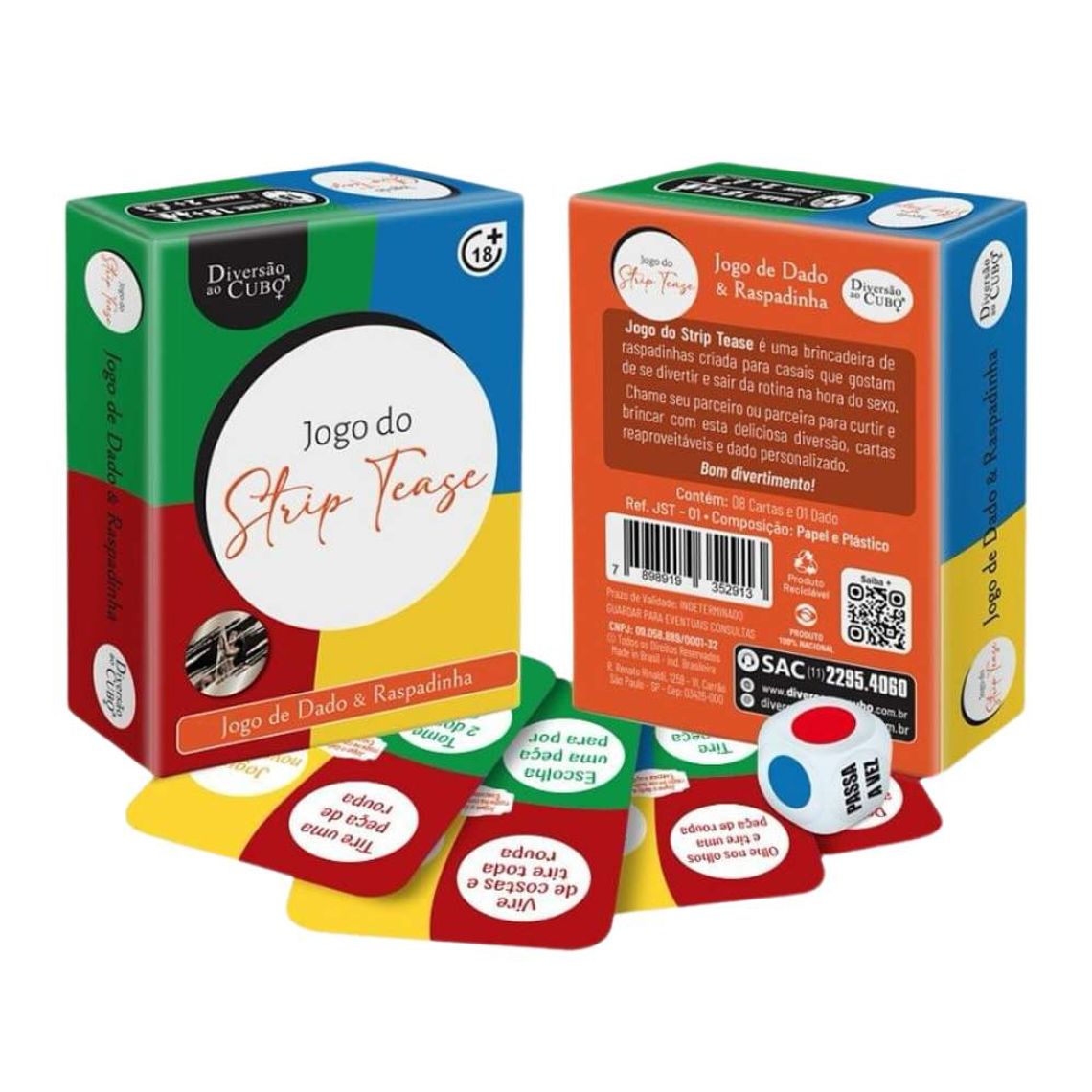Jogo Do Strip Tease Diversão Ao Cubo.