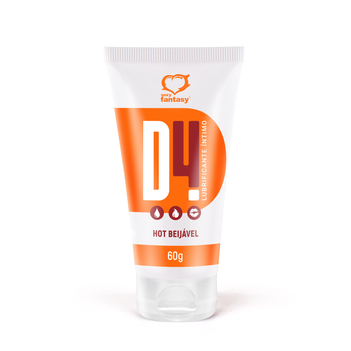 Lubrificante Íntimo D4 Hot 60g.
