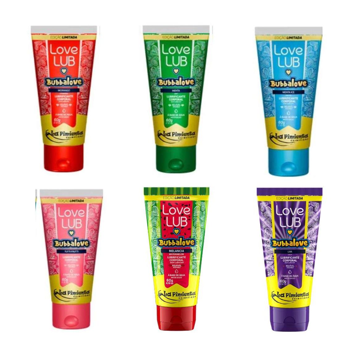 Lubrificante Íntimo Love Lub Bubbalove 60g.